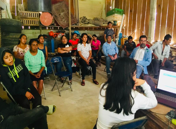 Taller de mapeo comunitario en El Progreso