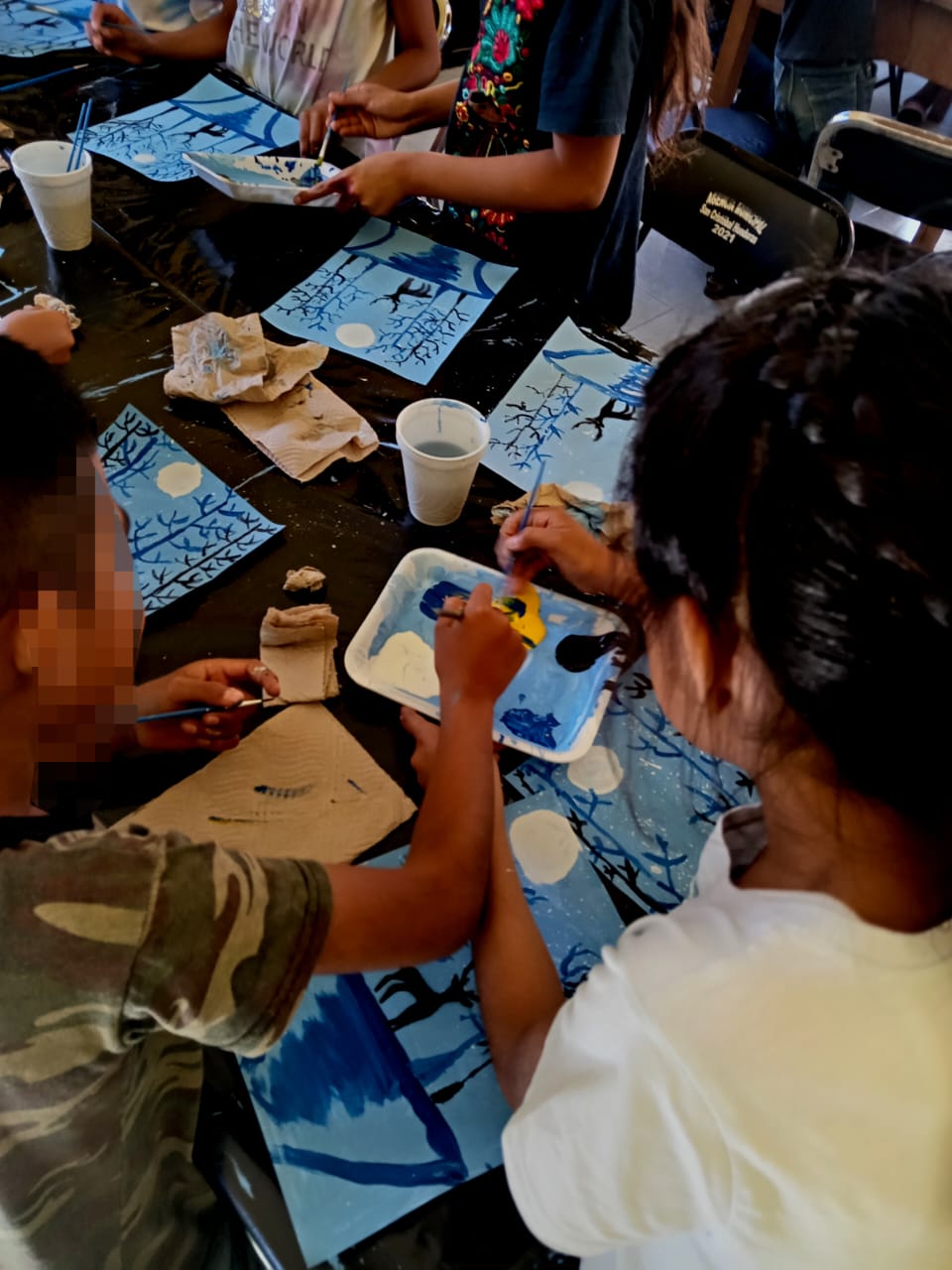 Taller de pintura para niños