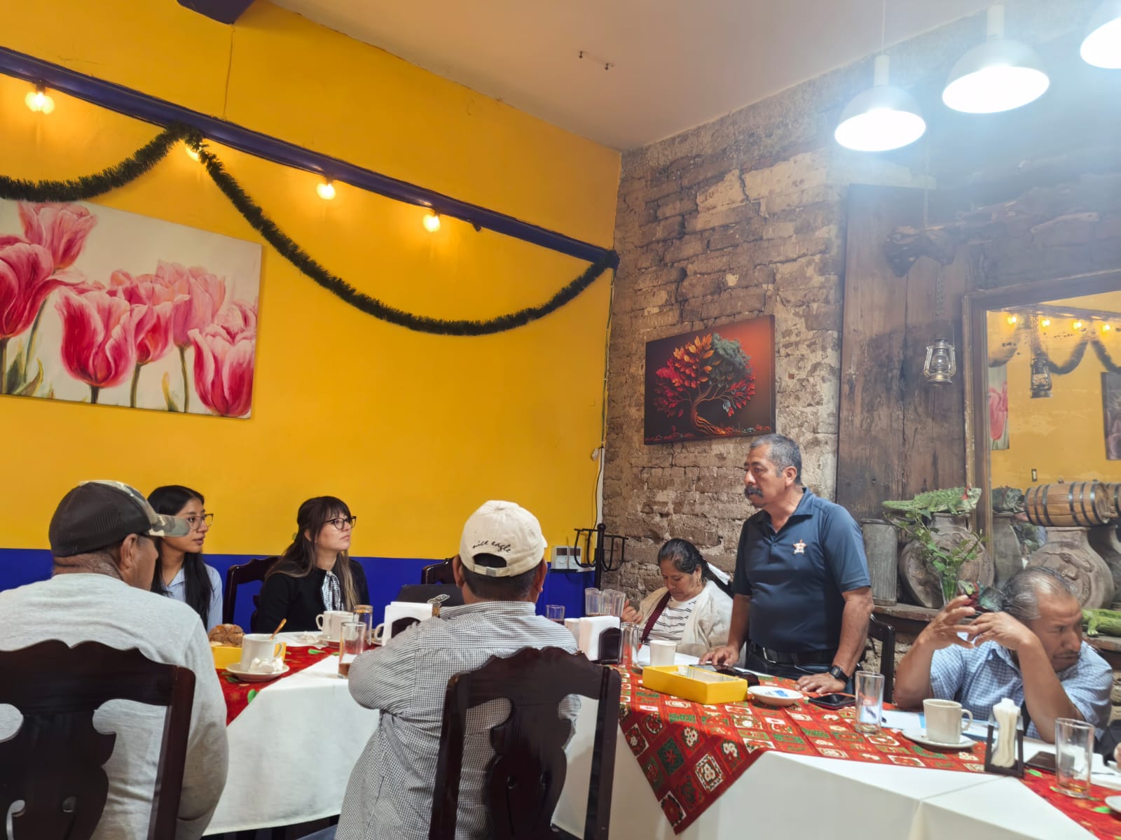 Reunión de fin de año con Santa Catarina Cuixtla