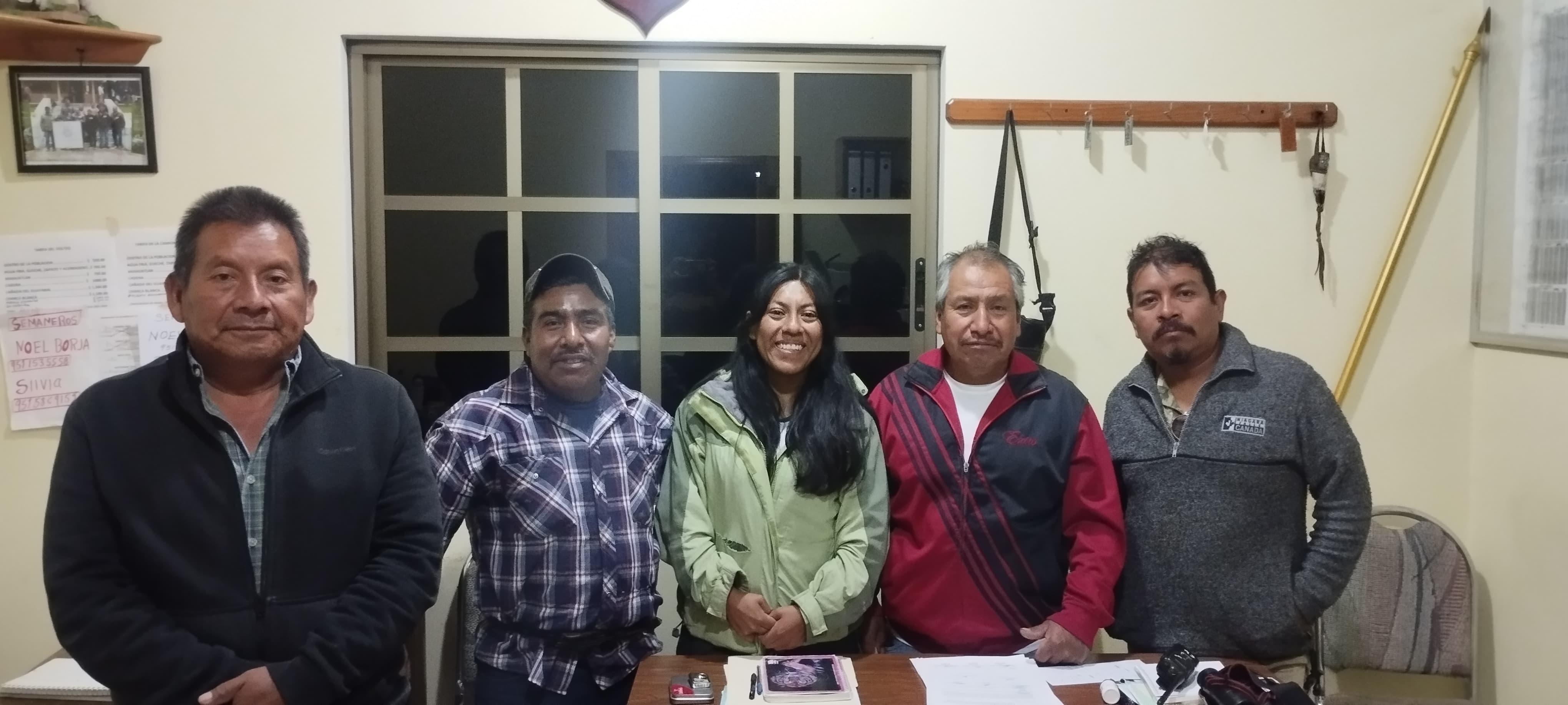 Reunión de coordinación con el nuevo Comisariado de Bienes Comunales